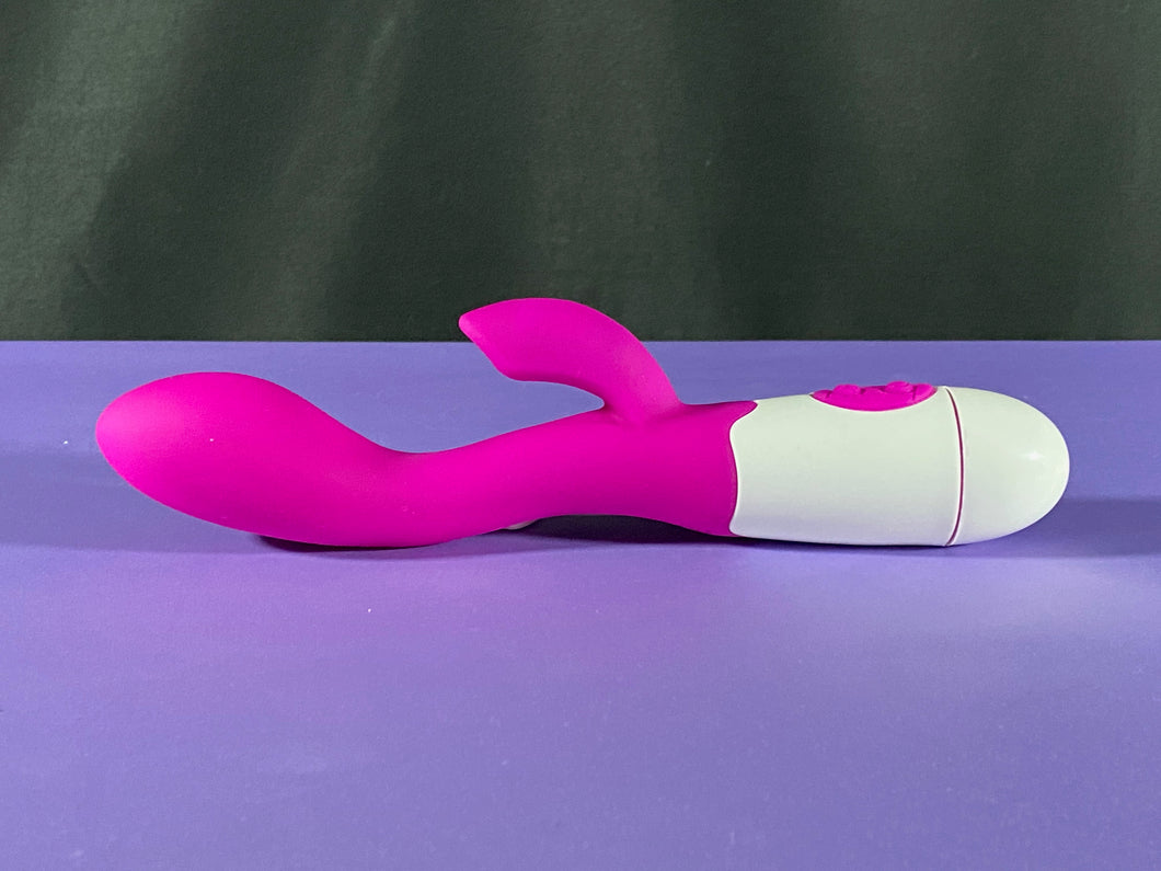 Silicone Dual Rabbit Vibrator - 30 Speeds